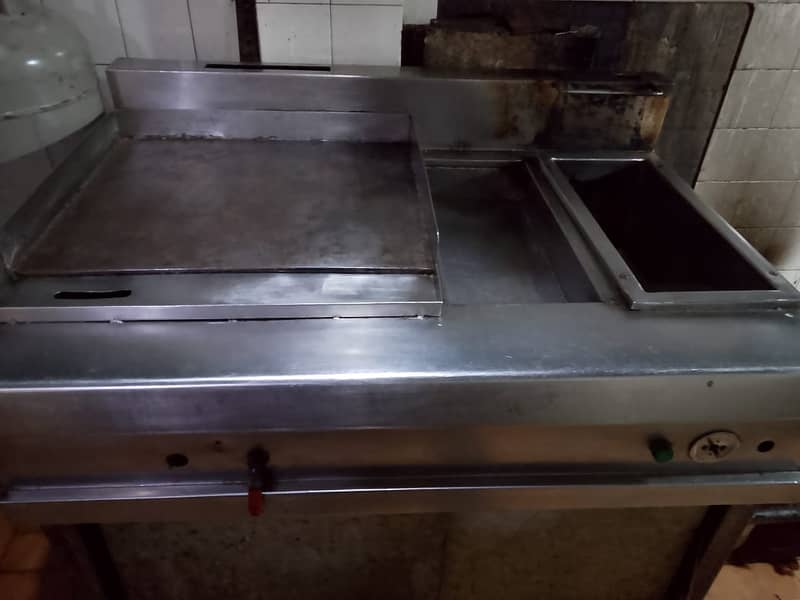 Reasonable price fryer & hotplate 6