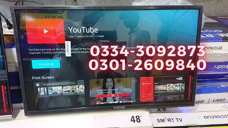 SUMMER SALE LED TV 32 INCH SAMSUNG ANDROID ULTRA SHARP 4K BRAND NEW 0