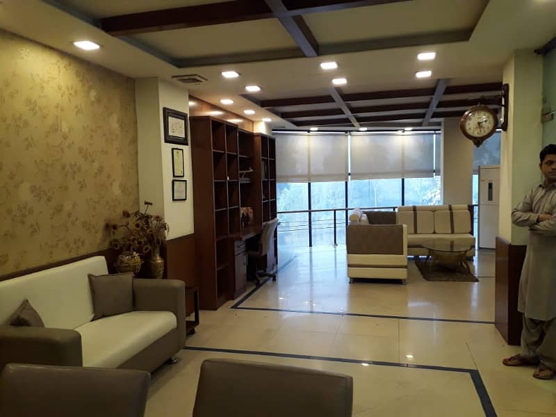 Sami Furnished Area 5500 SqFt Corporate Office Available For Rent On Reasonable Rent Gulberg 3 Lahore 4