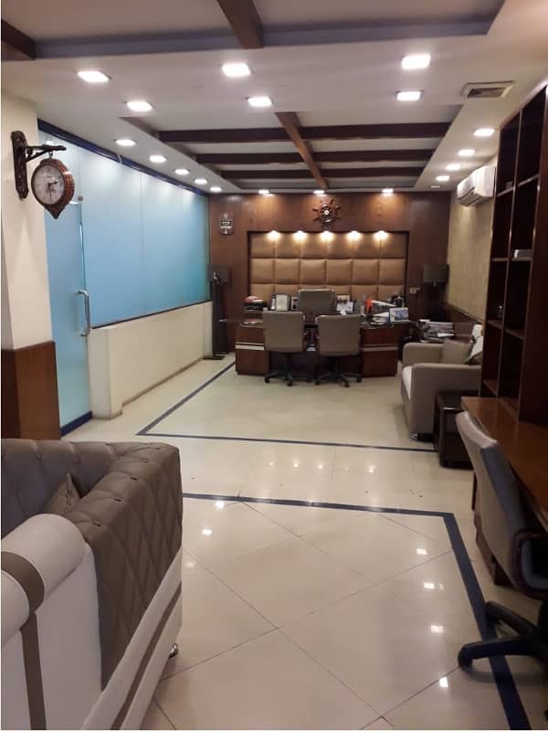 Sami Furnished Area 5500 SqFt Corporate Office Available For Rent On Reasonable Rent Gulberg 3 Lahore 7