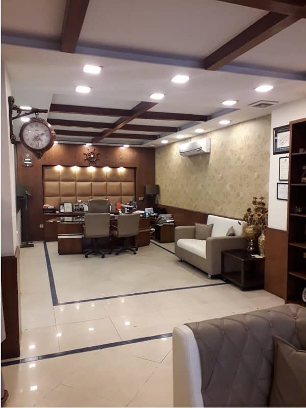 Sami Furnished Area 5500 SqFt Corporate Office Available For Rent On Reasonable Rent Gulberg 3 Lahore 11