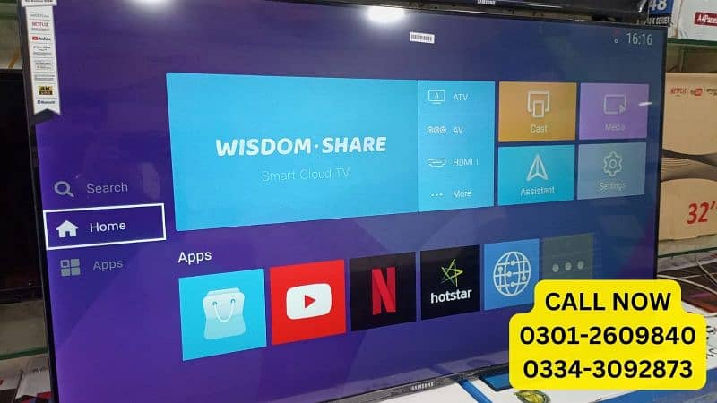 SHANDAR OFFER LED TV 55 INCH SAMSUNG ANDROID ULTRA SLIM 4K 0