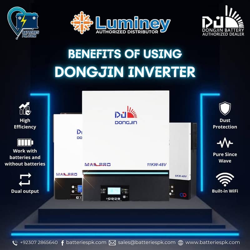 Dongjin Inverters, Dongjin Lithium Batteris & Dongjin Dry Batteries 0