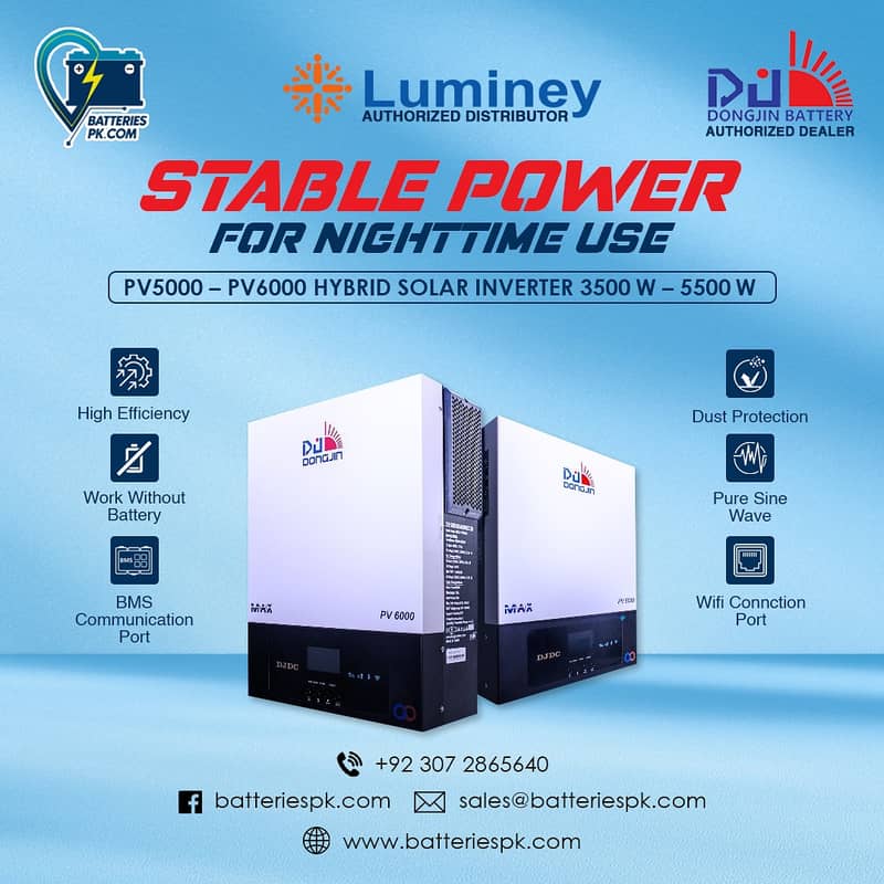 Dongjin Inverters, Dongjin Lithium Batteris & Dongjin Dry Batteries 1