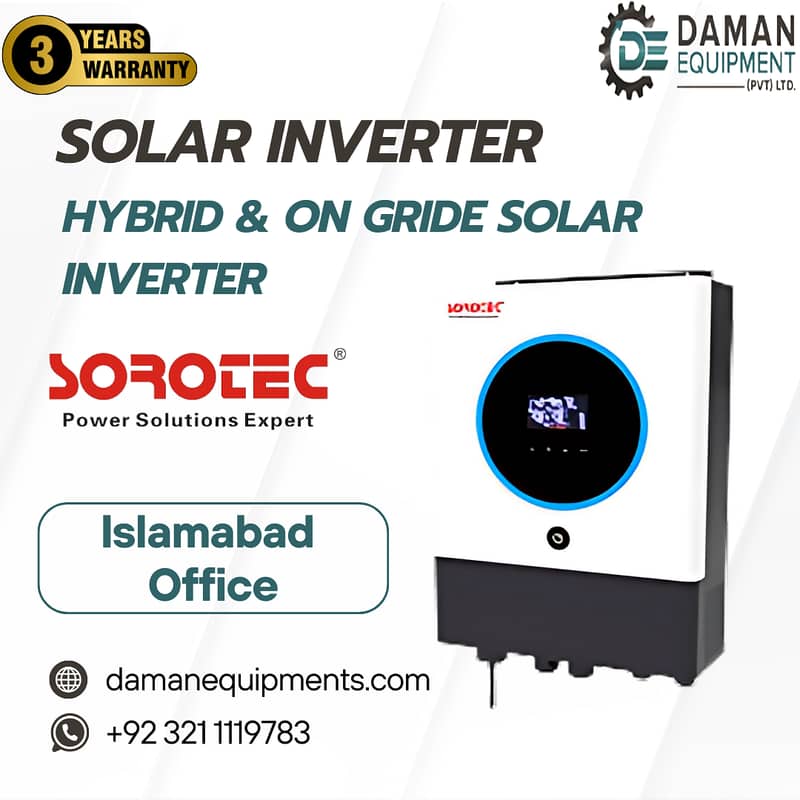 Solar Inverter - REVO VM IV PRO T + WIFI (Can operate without Battery) 0