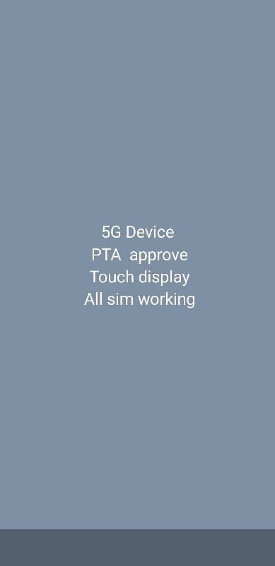 5G device all sim working . 0