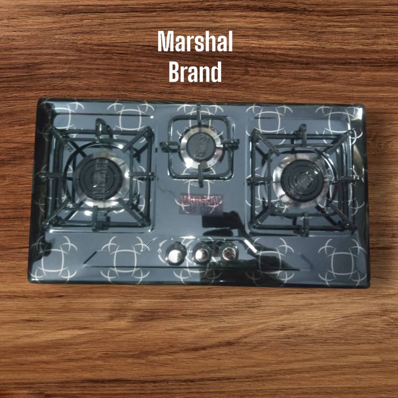 Marshal Stainless Steel Hob 3 Burner / Kitchen Stove/ Chula 1