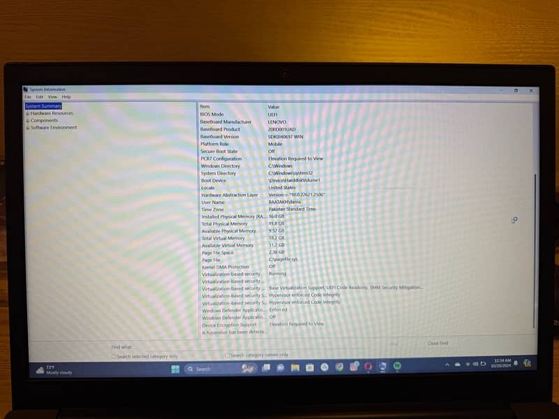 Lenovo E15 | i7 10th generation | 500 GB SSD 1 TB HDD | Windows 11 Pro 1