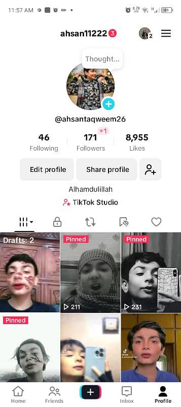 Meri tiktok video like kar do aur follow MI 0