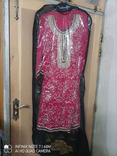 shirt , dupatta with bell bottom trouser