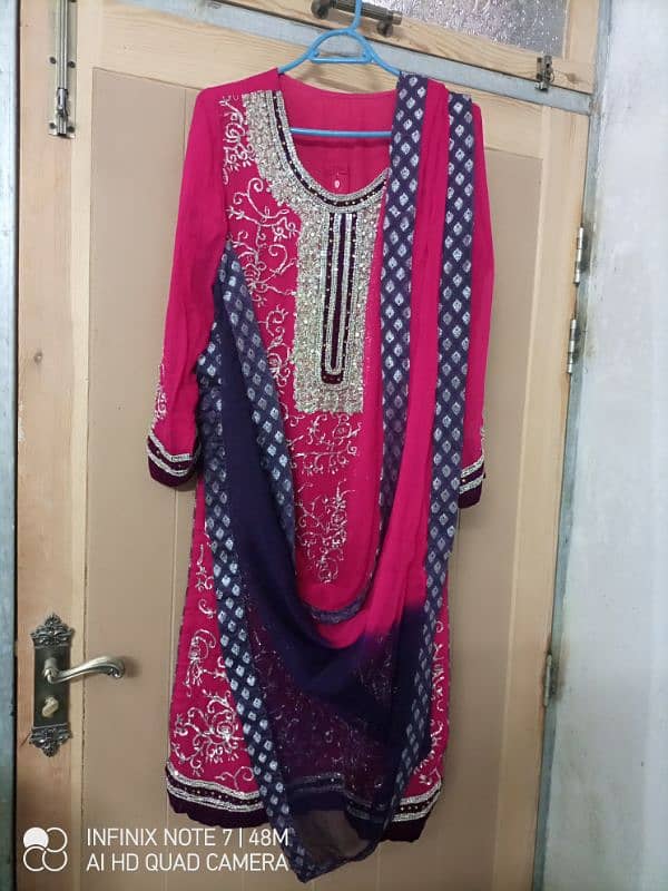 shirt , dupatta with bell bottom trouser 2