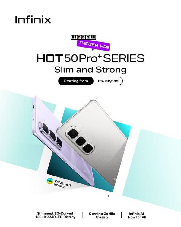 Infinix Hot 50pro+ Stock Available +923271102248 0