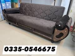 Wooden Sofa Cum Bed - Free Home Delivery