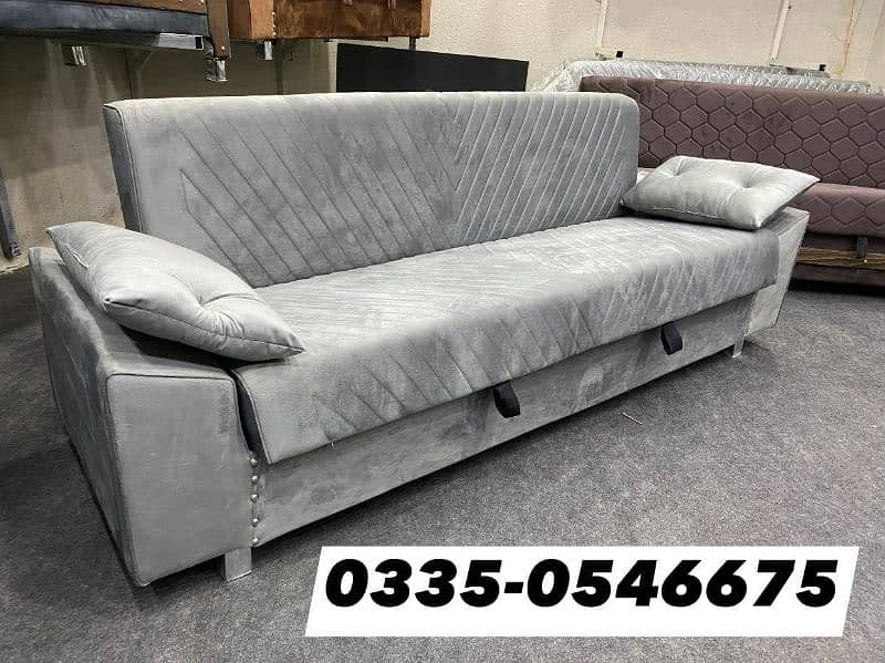 Wooden Sofa Cum Bed - Free Home Delivery 2