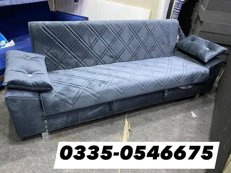 Wooden Sofa Cum Bed - Free Home Delivery 4