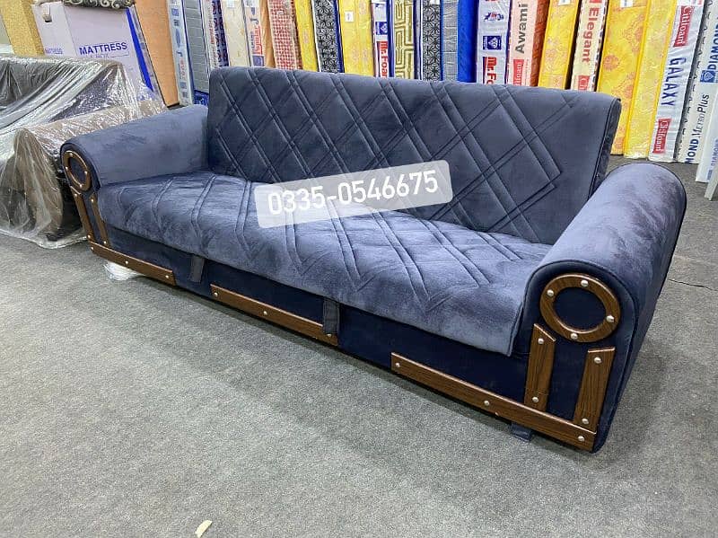 Wooden Sofa Cum Bed - Free Home Delivery 5