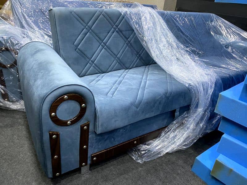 Wooden Sofa Cum Bed - Free Home Delivery 7