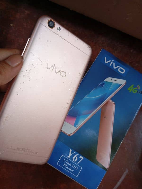 Vivo y67 with box 2sim 4/64Gb hai 5