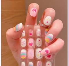 acrylic nails , kids nails , party wear