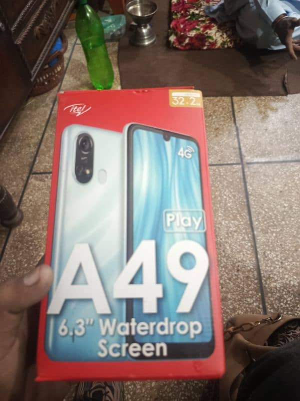 itel a49 with box charger 1