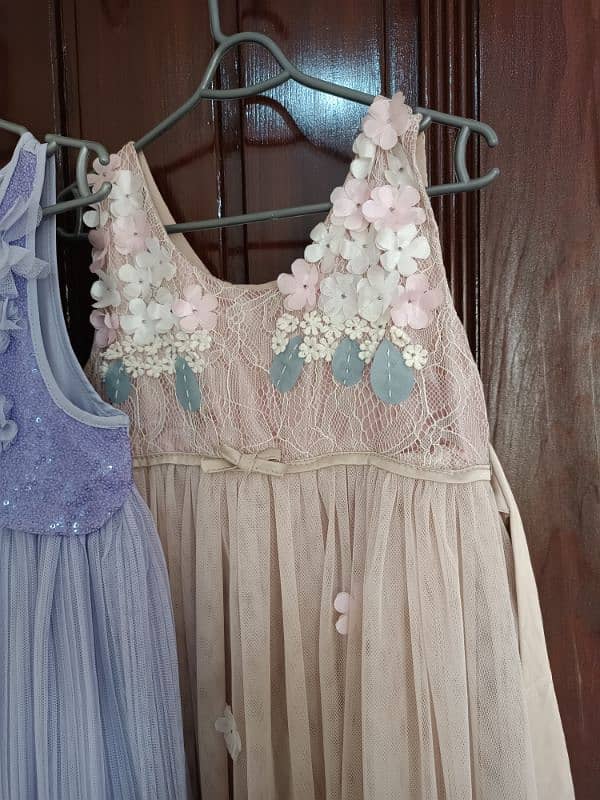 Girls 6-7 years party dresses imported 2