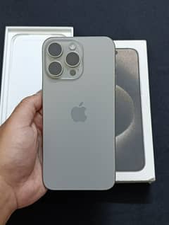 iphone 15 pro max 256gb HK (Pta Approved) Natural Titanium