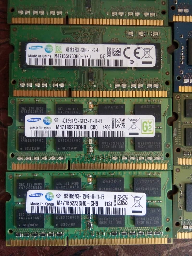 4GB  DDR3 PC3L 12800MHZ LAPTOP RAM 2