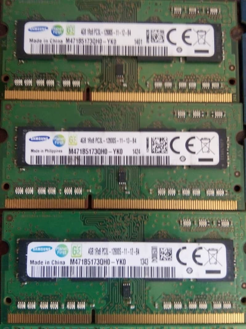 4GB  DDR3 PC3L 12800MHZ LAPTOP RAM 4