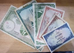 Set of 6 Old Currency Bank Note of Pakistan 03104414630