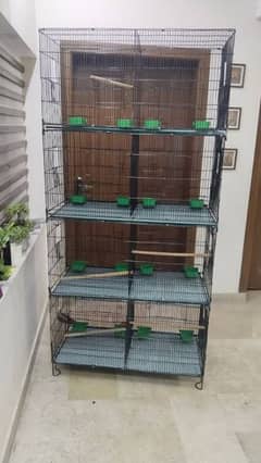 8 portion size 1.5*1.5 bird cage for sale condition 10/10