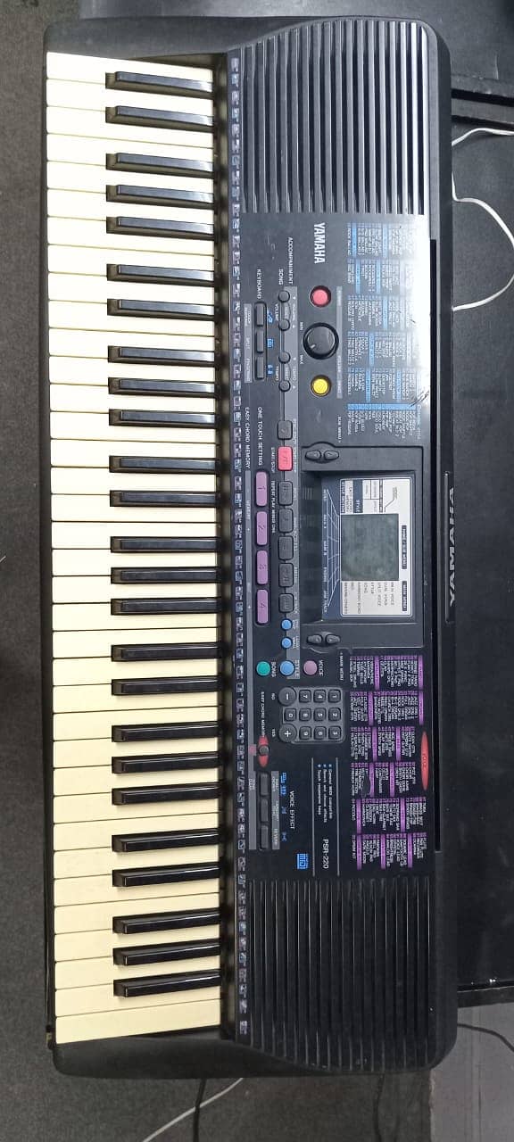 YamahaPSR220 Piano 61-Keys TouchSensitive Portable Electronic Keyboar 0