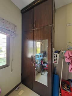 cupboard with mirror