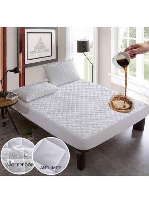 PU lamination Double Bed Mattress Cover 0