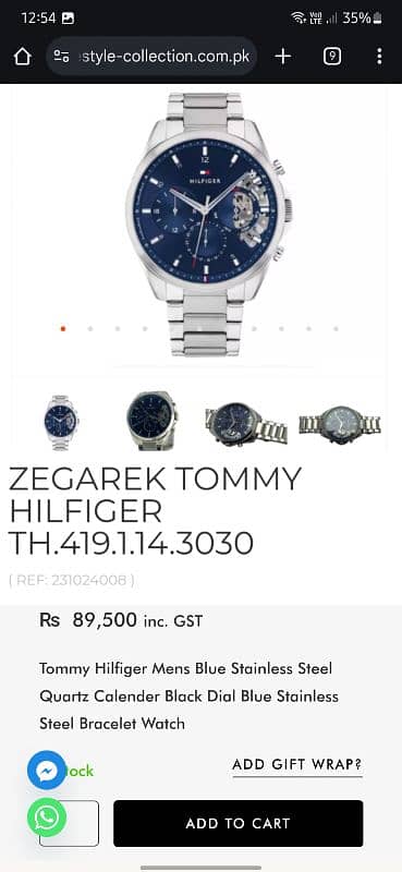 TOMMY HILFIGER 43mm ORIGINAL 4