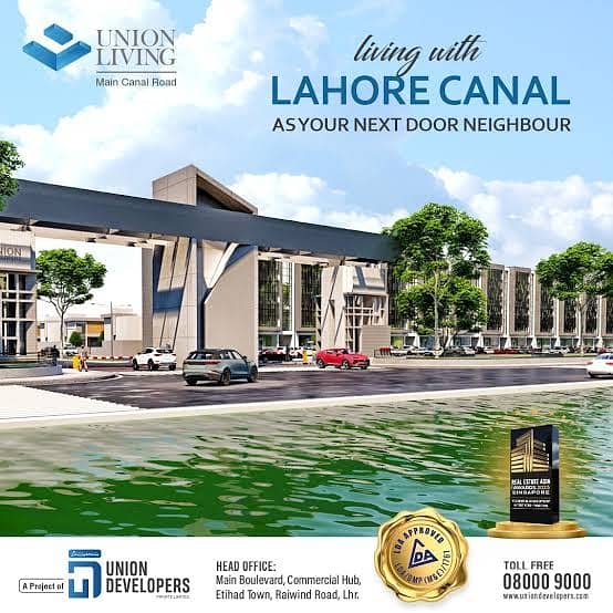 5 Marla Residential Plot For Sale In Union Living, canal Road. 5