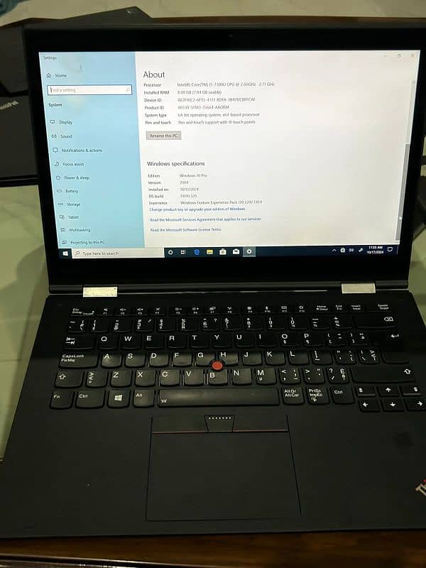 Lenovo yoga x1 core i5 7th 5