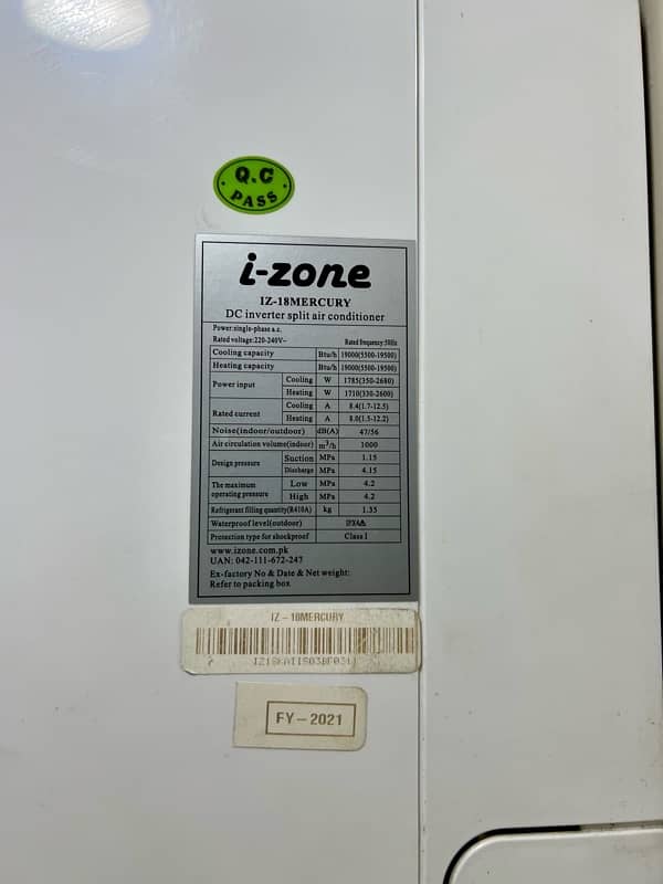 "I Zone 1.5 Ton DC Inverter Air Conditioner: Energy-Efficient Cooling 4