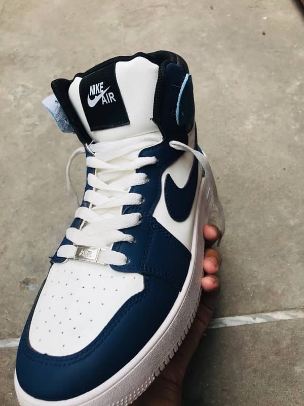 Nike air jordan 1 Hightops blue and white 7