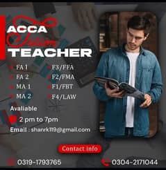 Online ACCA Exam Tutor, Guiding Students to Exam Success 0