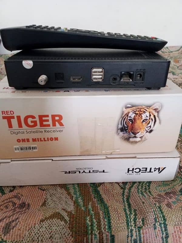 Red Tiger One Million 4K Ultra HD Receiver 2