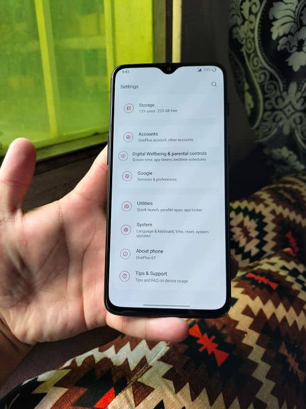 OnePlus 6T( 256 gb ) 7