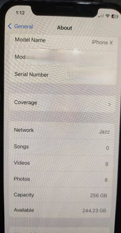 iphone x pta approval 256gb 5