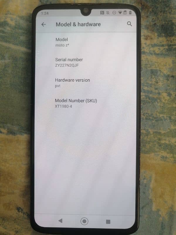 MOTO Z4 UP FOR SALE 4