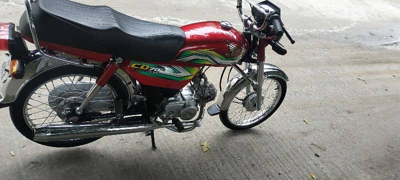 Honda CD70 model 2023 Rawalpindi number 03341511728 12