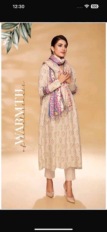 on discounted price, original nishat khadar 3 pc for sale 5