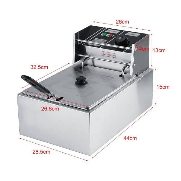 Electric fryer China 5L+5L oil Capacity SB Kitchen Engineering 15