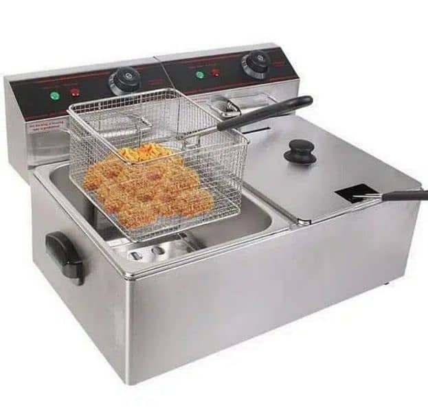 Electric fryer China 5L+5L oil Capacity SB Kitchen Engineering 18