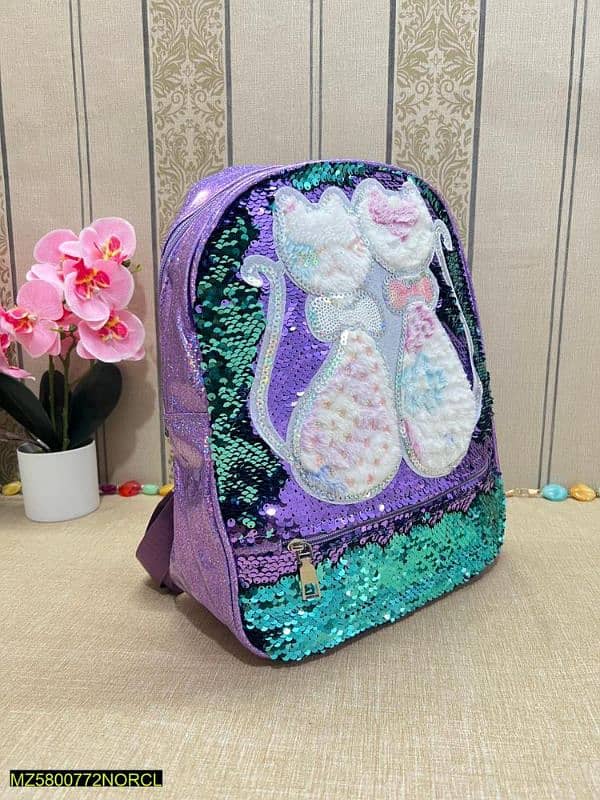 NYLON SCHOOL BAG FOR GIRLS 0