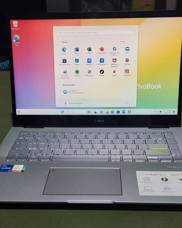 Asus Vivobook Flip Core i5 11th Gen 4 GB dedicated graphics card 12