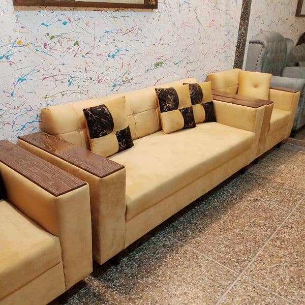 Big sacle 5.6. 7 seater sofa set important fabric  03356184581 3